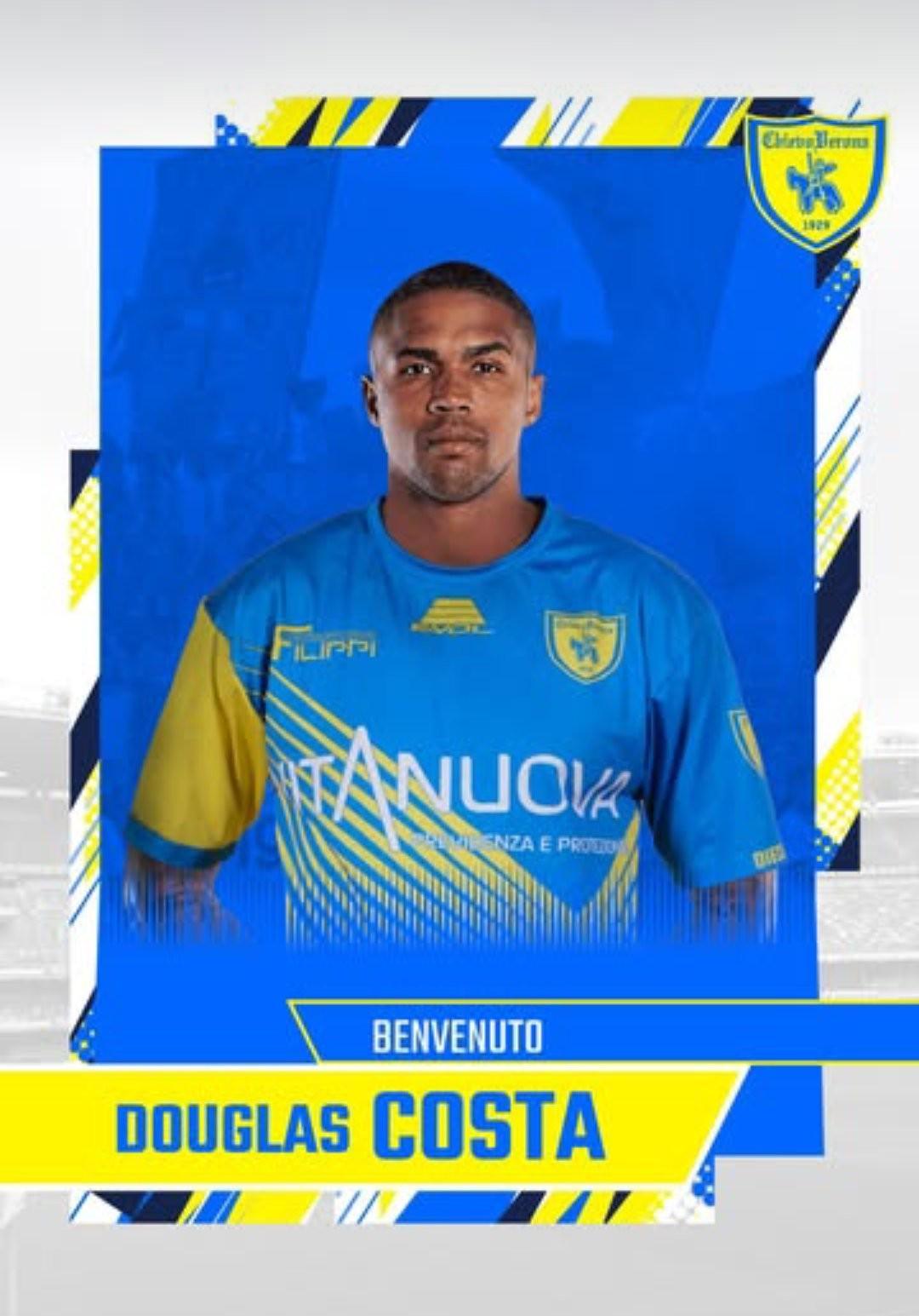 九游体育-官方：道格拉斯-科斯塔自由转会加盟意丁俱乐部切沃